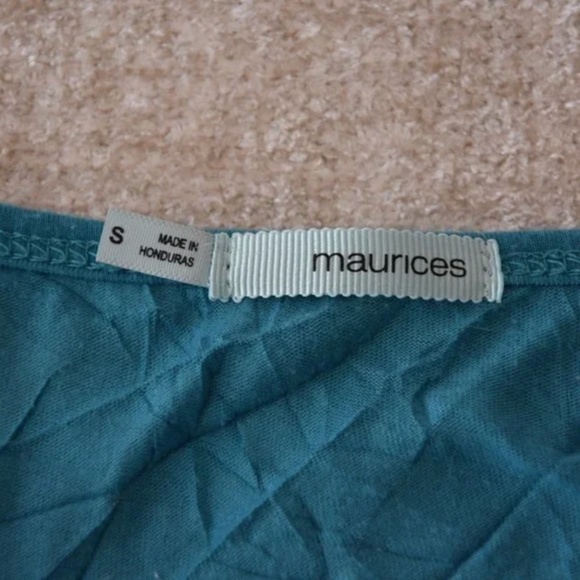Maurices Blue Turquoise Lace Camisole with Adjustable Straps Size S - Picture 4 of 7
